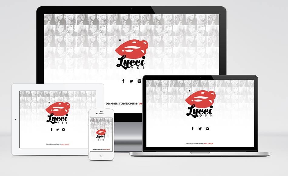 Lucci Vee – Landing Page