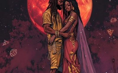 🔥 Elegua & Oya: The Twin Flame Bloodline